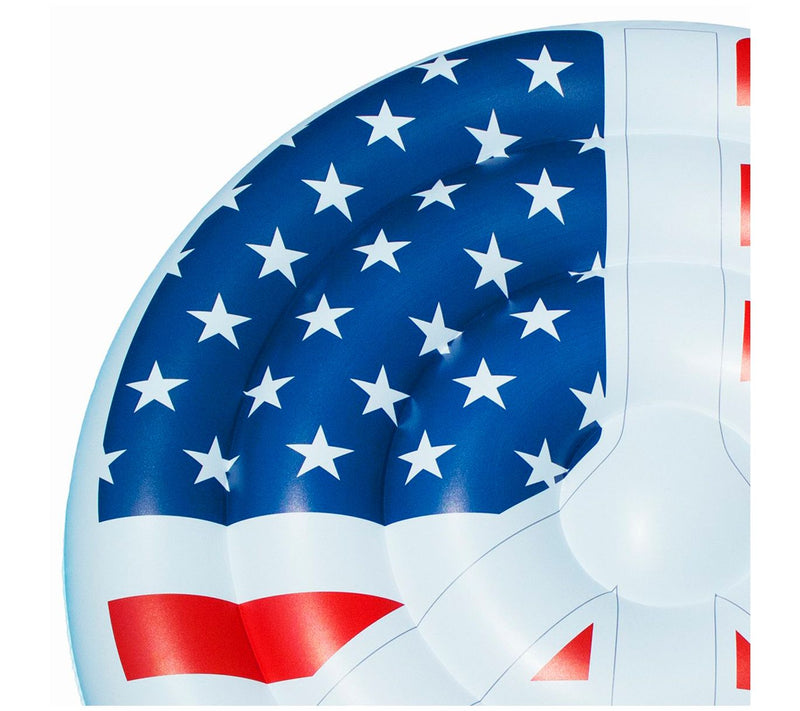 Swim Central Stars Stripes Peace Sign Swimming Pool Float — View 4