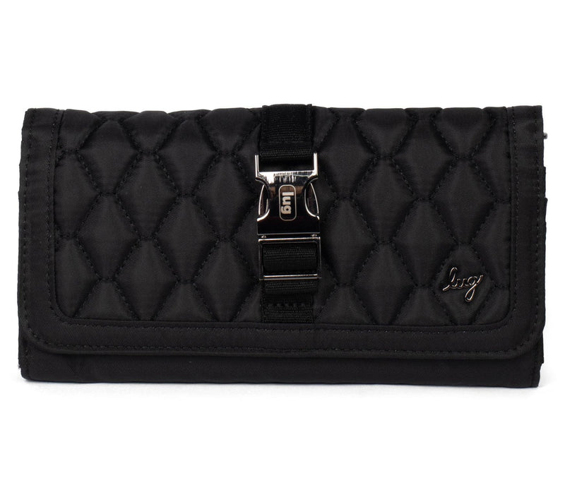 Lug Classic Quilted Wallet with Buckle Closure - Throttle — View 5