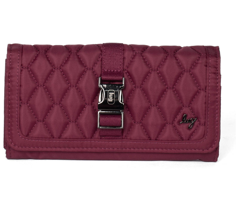 Lug Classic Quilted Wallet with Buckle Closure - Throttle — View 15
