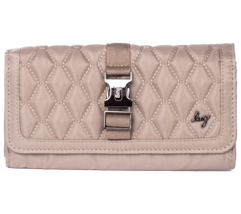 Lug Classic Quilted Wallet with Buckle Closure - Throttle — View 17