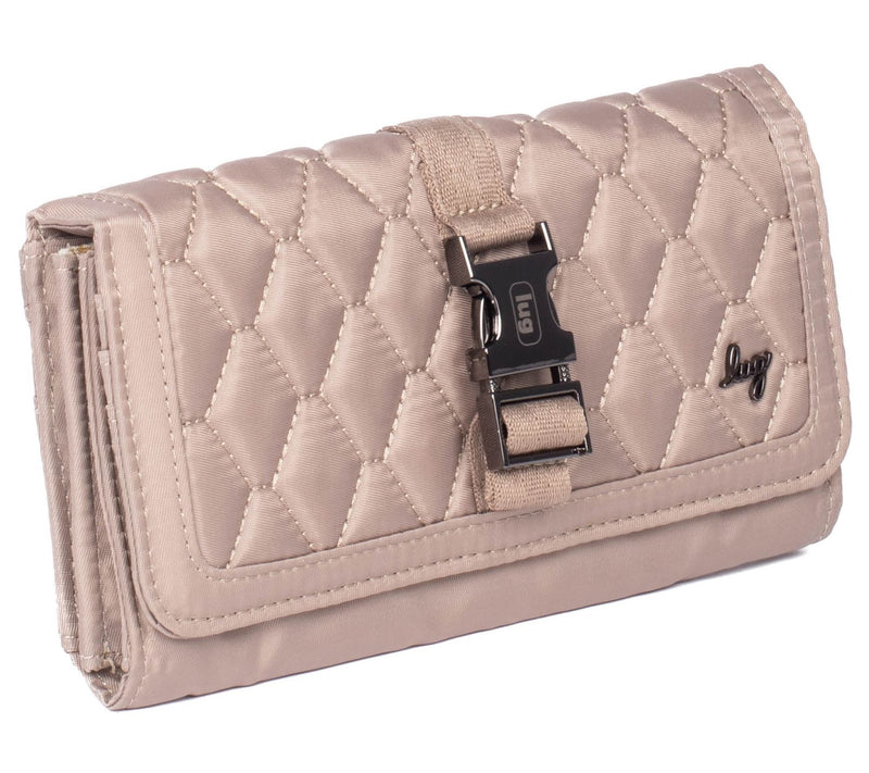 Lug Classic Quilted Wallet with Buckle Closure - Throttle — View 20