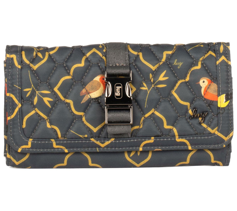 Lug Classic Quilted Wallet with Buckle Closure - Throttle — View 19