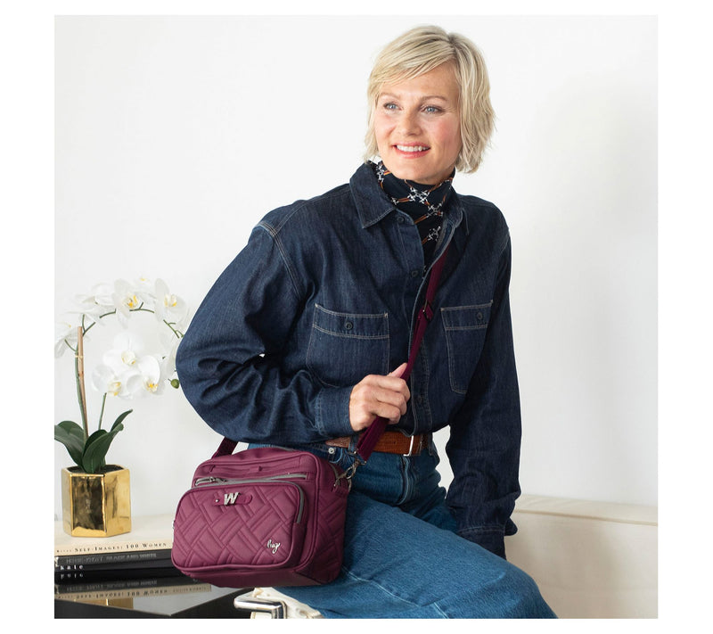 Lug Matte Luxe Crossbody with Charm Bar - Carousel XL — View 22