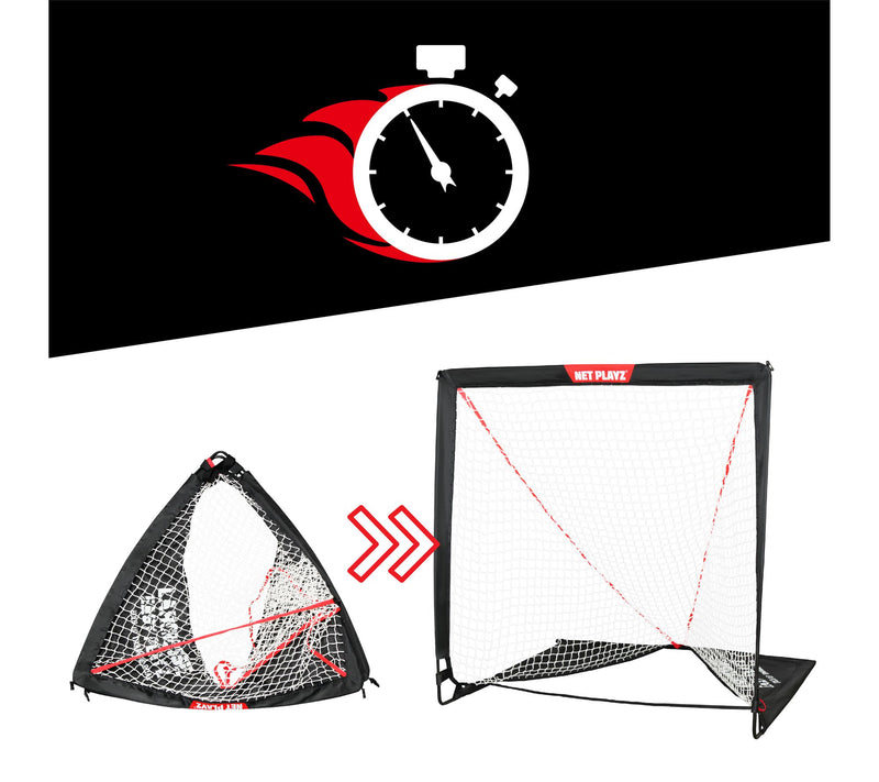 Net Playz 4x4 Lacrosse Goal — View 4