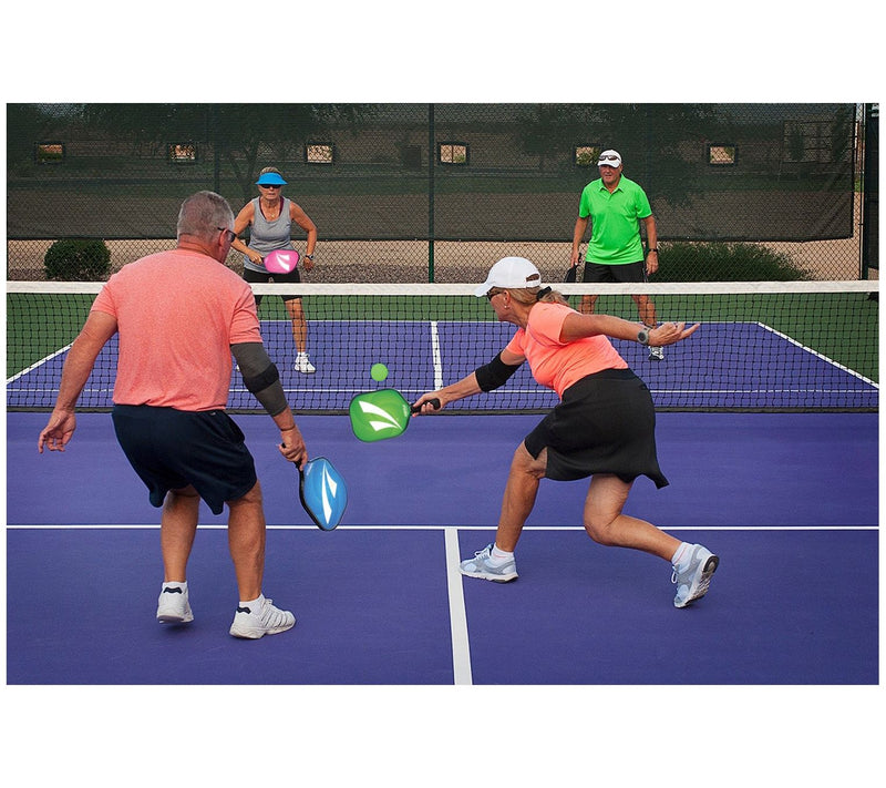VORTExX 8-Pc Deluxe Pickleball Set with 2 Paddles — View 8