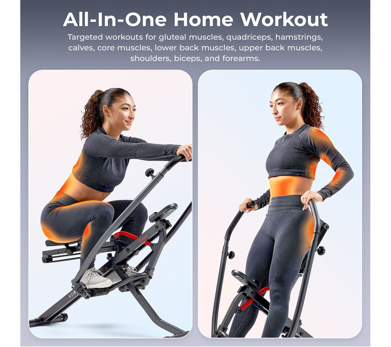 Sunny Full Body Adjustable Multi-Function Rower — View 4