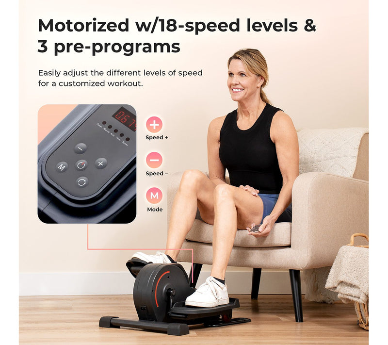 Sunny Smart Electric Motorized Under Desk Elliptical — View 5