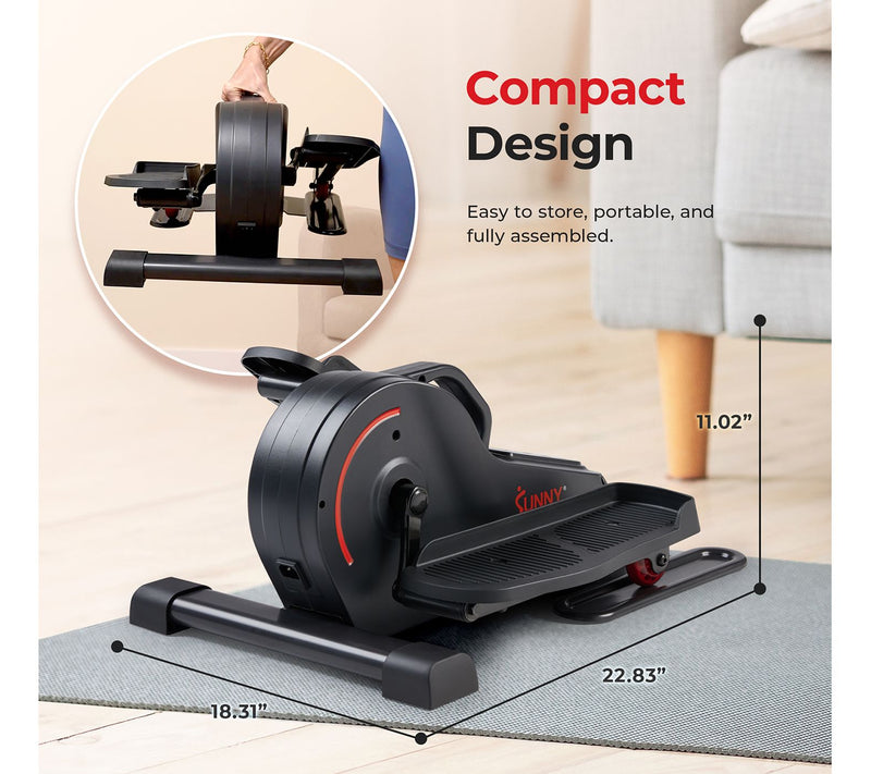 Sunny Smart Electric Motorized Under Desk Elliptical — View 4