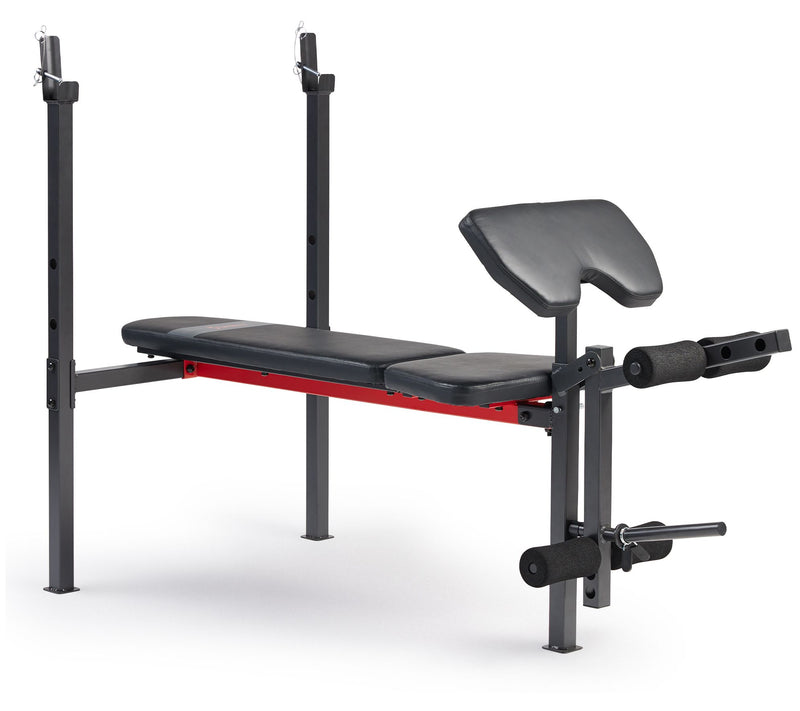 Sunny Adjustable Incline Weight Bench w/ Leg &Curl Combo — View 4