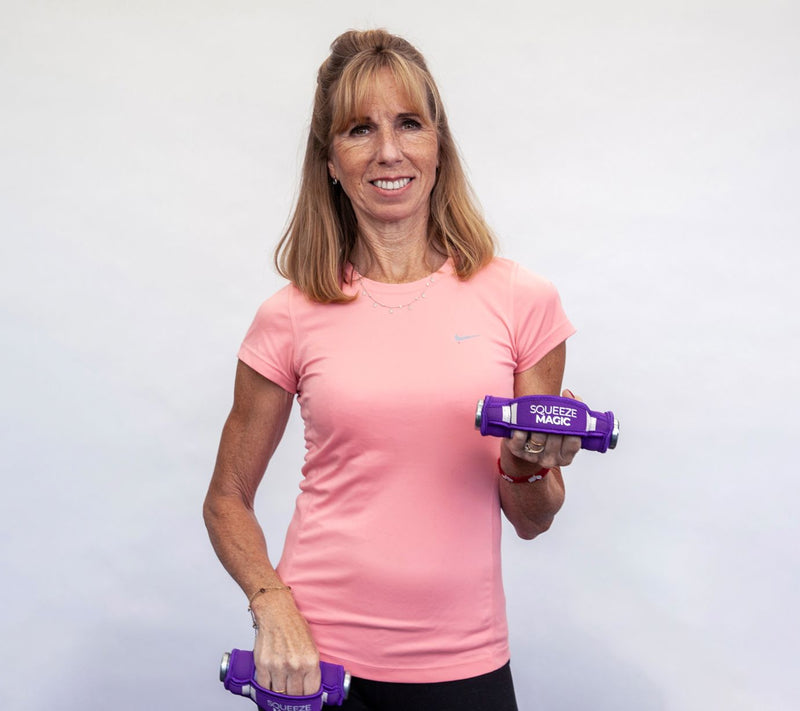 Summers Squeeze Magic Set of 2- 1LB Grip Strength Weights w/ bag — View 8