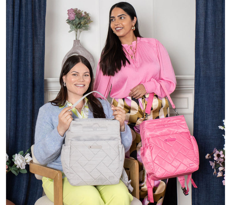 Lug Classic Quilted Tote with Shoulder Strap - Symphony — View 24