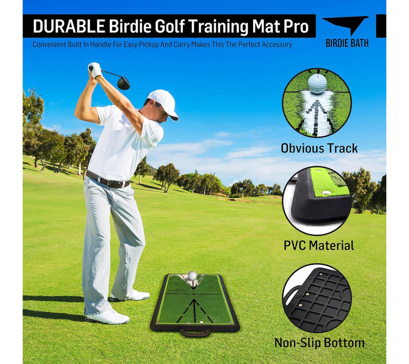 Birdie Bath Pro Premium Swing Golf Training Mat — View 7
