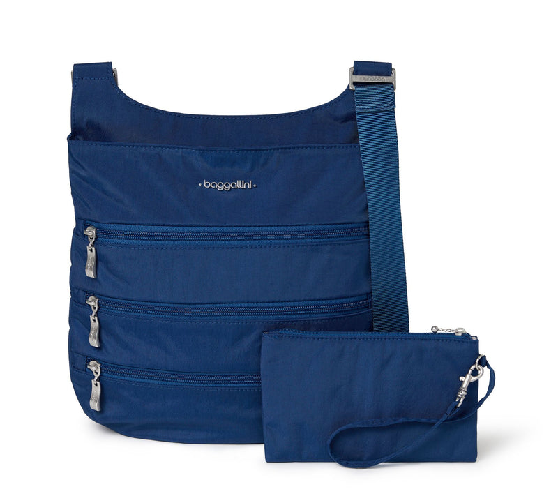 Baggallini Big Zipper Crossbody Bag with Removable Wristlet — View 11