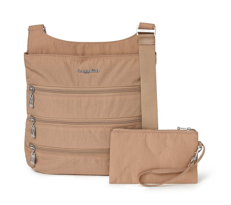 Baggallini Big Zipper Crossbody Bag with Removable Wristlet — View 3