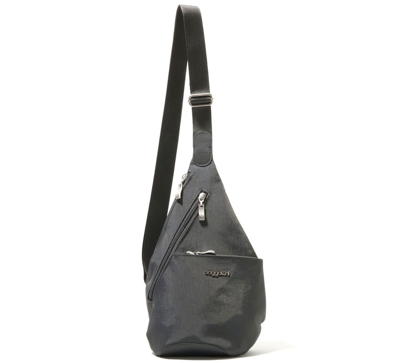 Baggallini TruNylon Multi Pocket Sling Bag — View 9