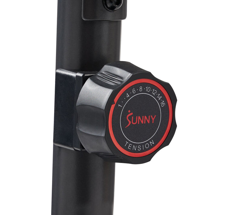 Sunny Magnetic Upright Bike w/ Workout Band — View 6