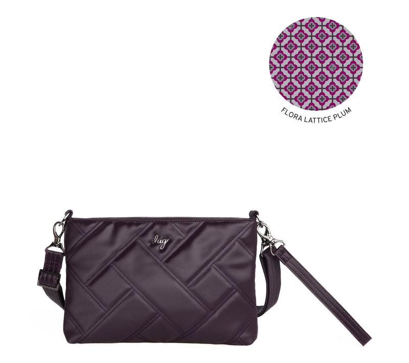 Lug Satin Luxe Small Crossbody with Wristlet & Wallet - Waltz — View 15