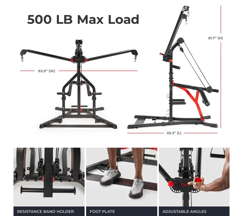 Sunny Multifunctional Strength Training Home Gym — View 6