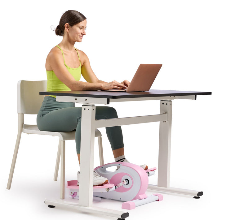 Sunny Smart Pink Under-Desk Mini Elliptical Trainer — View 5