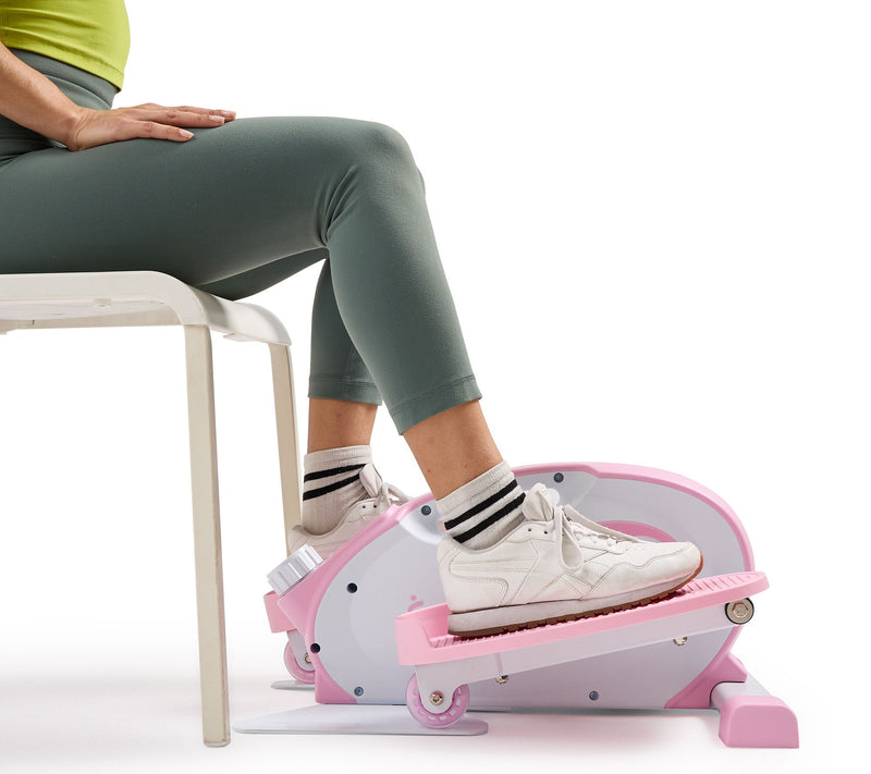 Sunny Smart Pink Under-Desk Mini Elliptical Trainer — View 6
