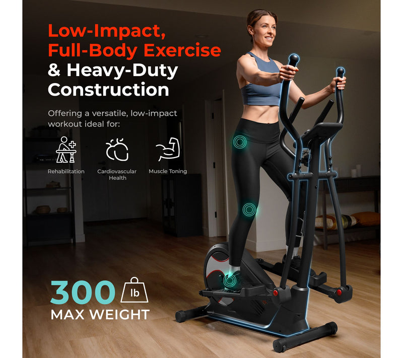 Sunny Pro Smart Magnetic Elliptical Trainer — View 2