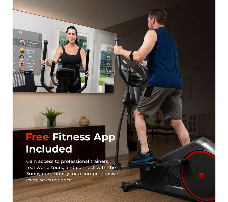 Sunny Smart Heavy-Duty Elliptical Training Machine — View 2