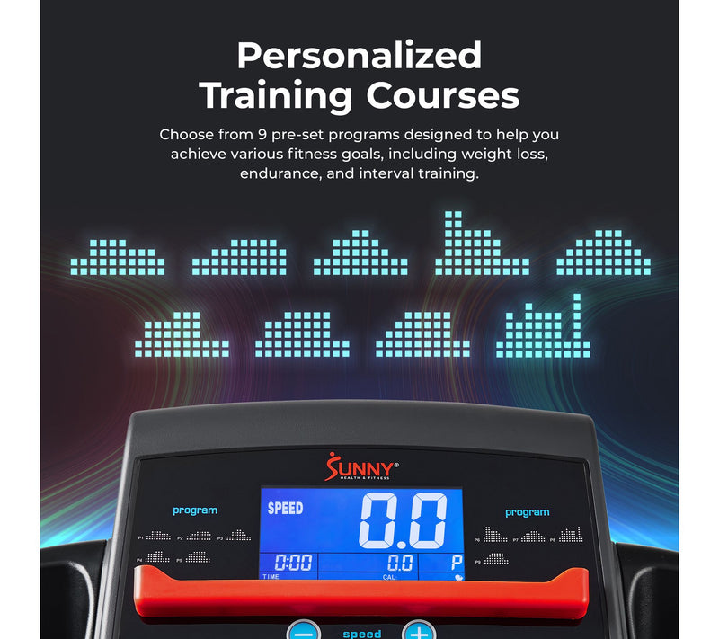 Sunny Manual Incline SMART Treadmill — View 5