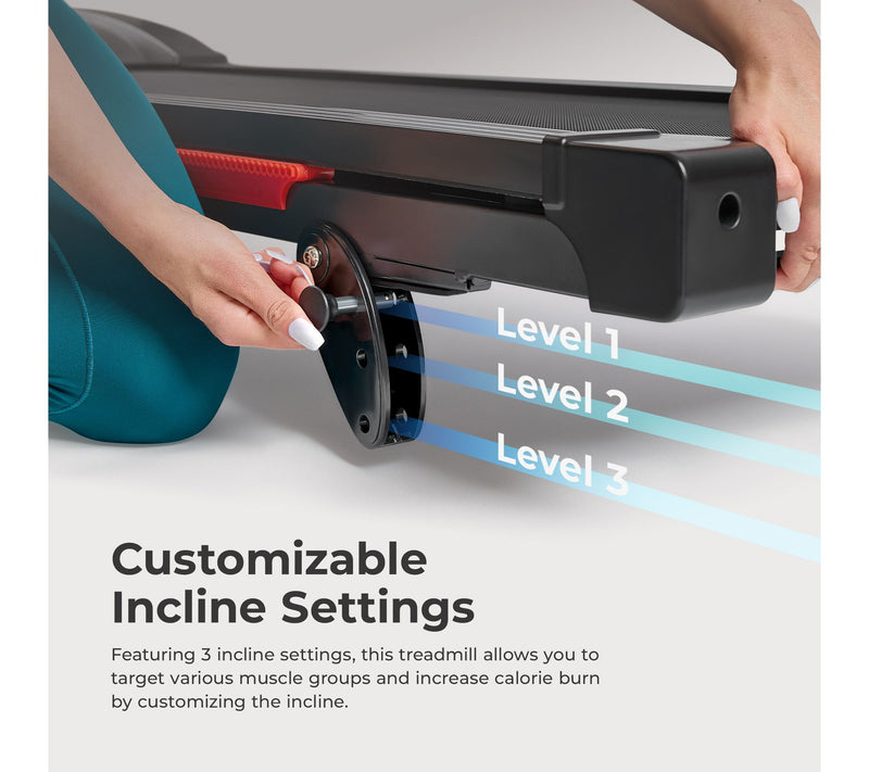 Sunny Manual Incline SMART Treadmill — View 3