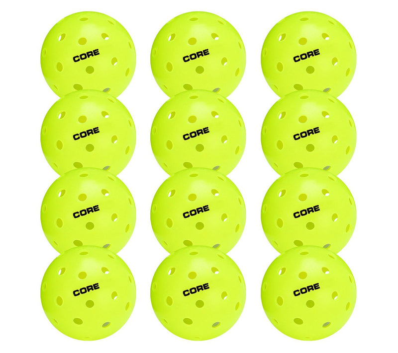 CORE Pickleball Outdoor Neon Balls - 12 Pack — Main view