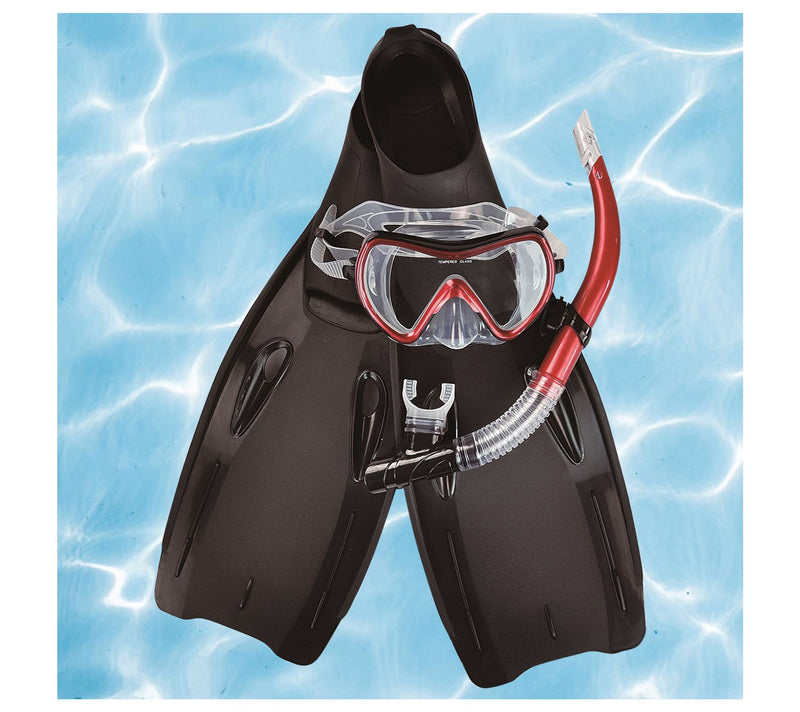 Pool Central Swim Fins Snorkel and Goggle Pool Set - Medium — View 5