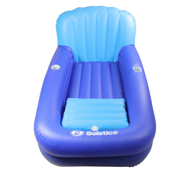 Swim Central Swimming Pool Lounger with Ice Cooler - 64" — View 7