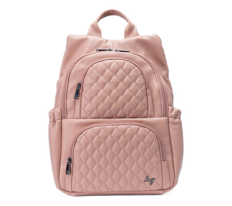 Lug Vegan Leather Quilted Backpack - Hatchback — View 7