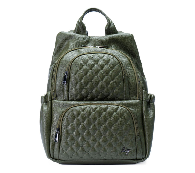 Lug Vegan Leather Quilted Backpack - Hatchback — View 9