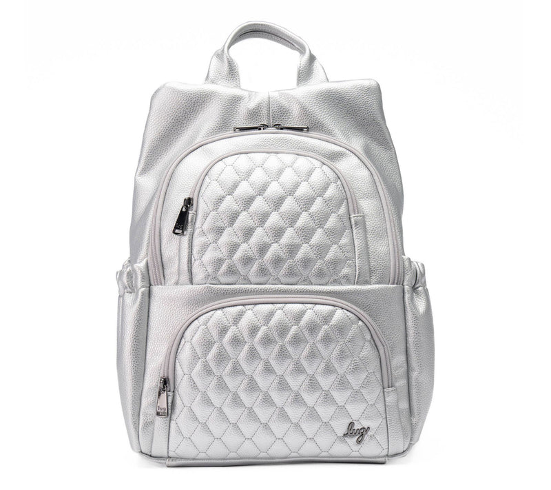 Lug Vegan Leather Quilted Backpack - Hatchback — View 15