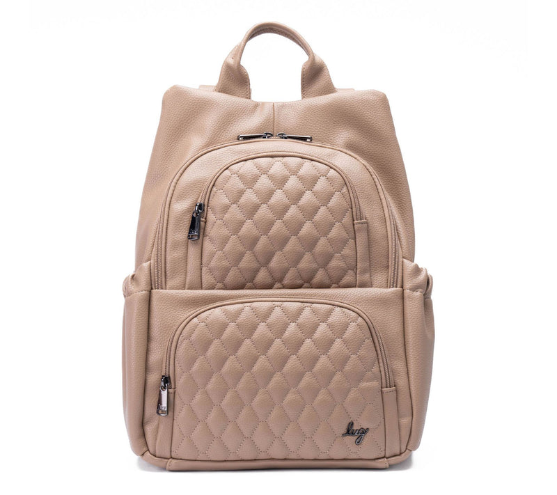 Lug Vegan Leather Quilted Backpack - Hatchback — View 19