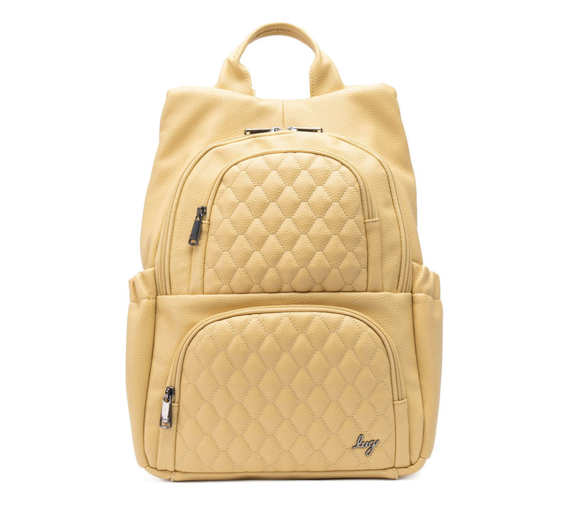 Lug Vegan Leather Quilted Backpack - Hatchback — View 5