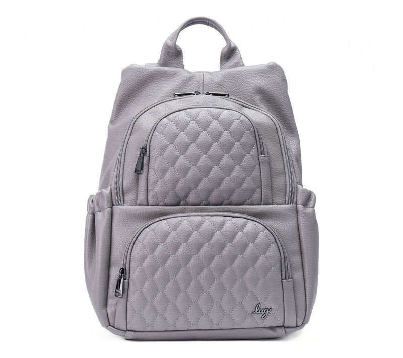 Lug Vegan Leather Quilted Backpack - Hatchback — View 11