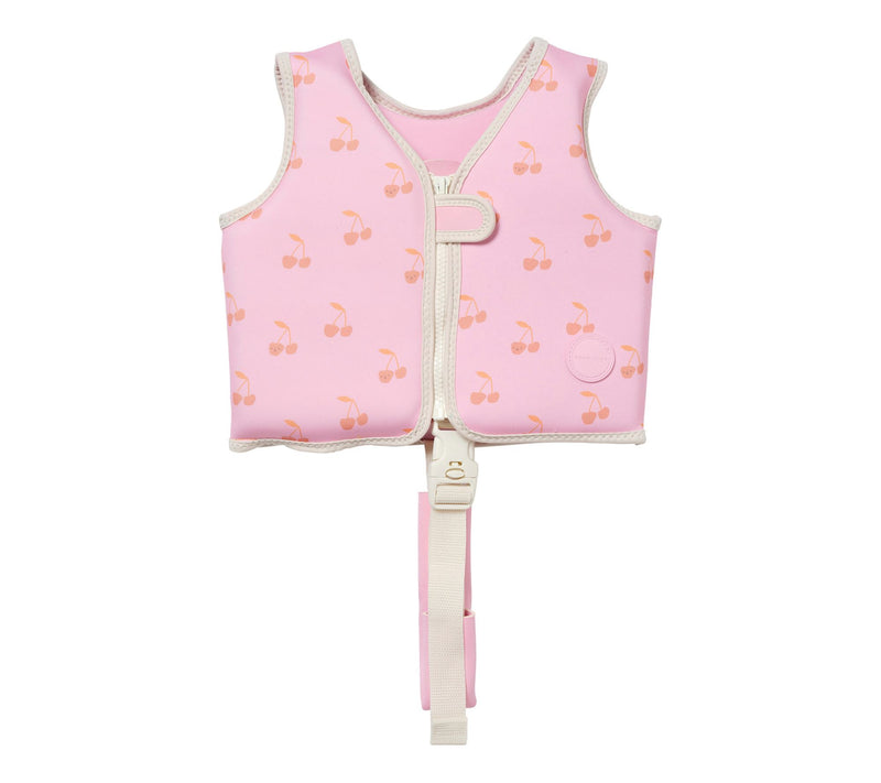 Sunnylife Kids Swim Vest - Cotton Candy Cherry — View 3