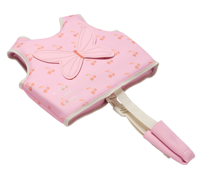Sunnylife Kids Swim Vest - Cotton Candy Cherry — View 6