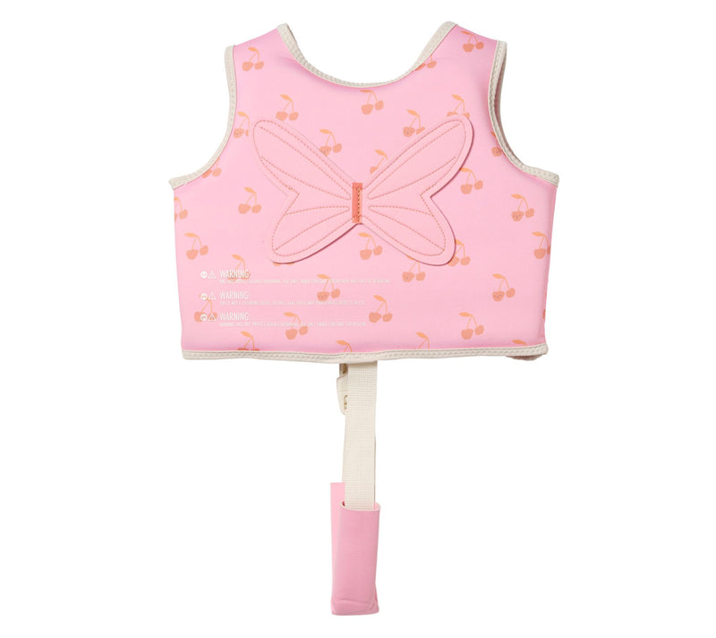 Sunnylife Kids Swim Vest - Cotton Candy Cherry — View 4
