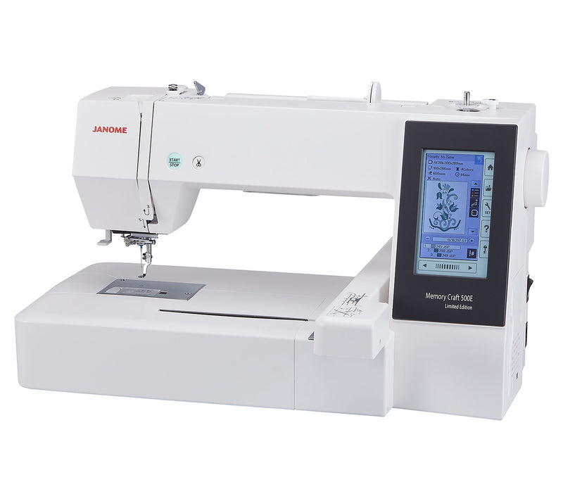 Janome Memory Craft 500E LE Embroidery Machine — View 2