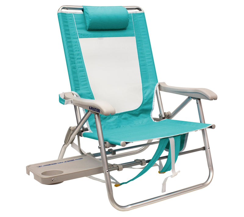 GCI Outdoor Big Surf Beach Chair with Tray & Sunshade — View 5