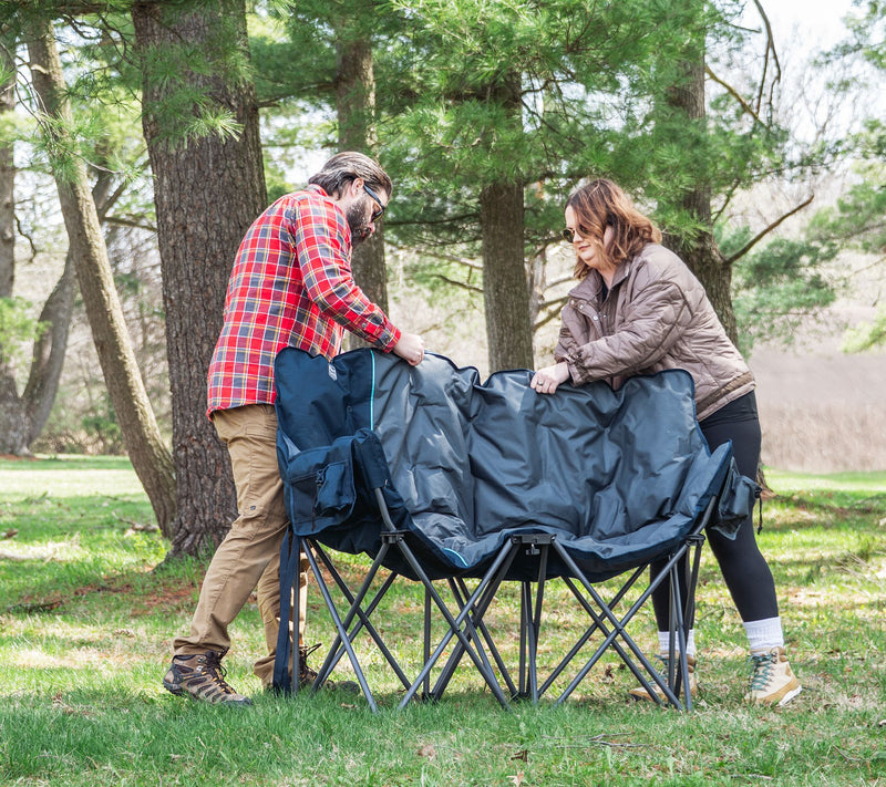 Timber Ridge Portable Double-Wide Loveseat Club Chair — View 7