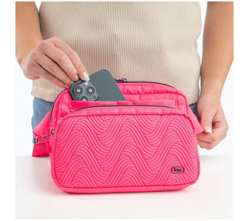 Lug Classic Quilted Belt Bag Crossbody - Double Back — View 22