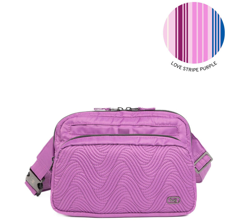 Lug Classic Quilted Belt Bag Crossbody - Double Back — View 5