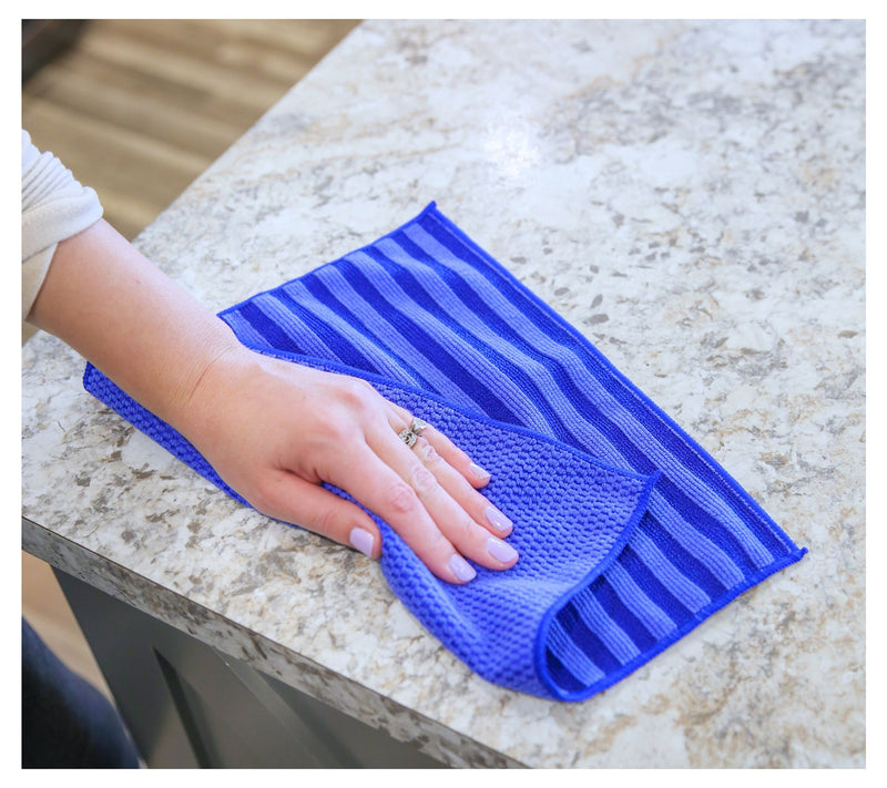Don Aslett Signature 12x12 Microfiber Two ToneCloth - 12 pack — View 7