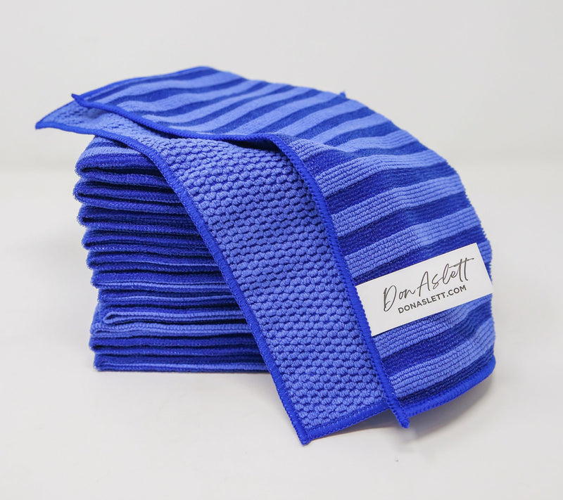 Don Aslett Signature 12x12 Microfiber Two ToneCloth - 12 pack — View 5