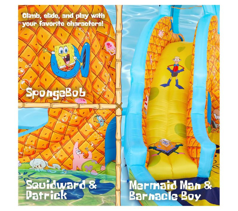 Sunny & Fun SpongeBob Slide 'N Spray InflatableWater Slide — View 6