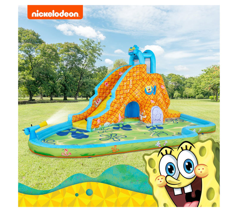 Sunny & Fun SpongeBob Slide 'N Spray InflatableWater Slide — View 8