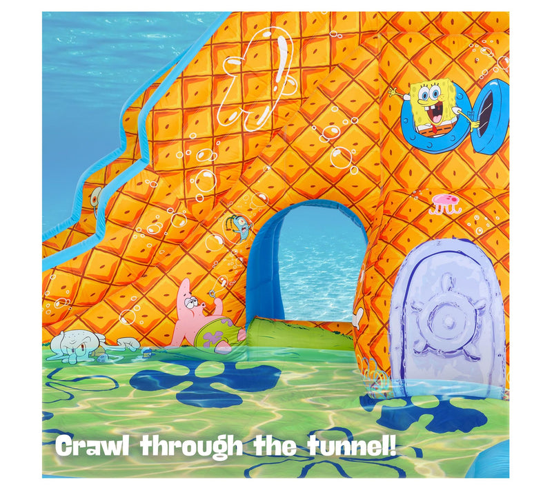 Sunny & Fun SpongeBob Slide 'N Spray InflatableWater Slide — View 9